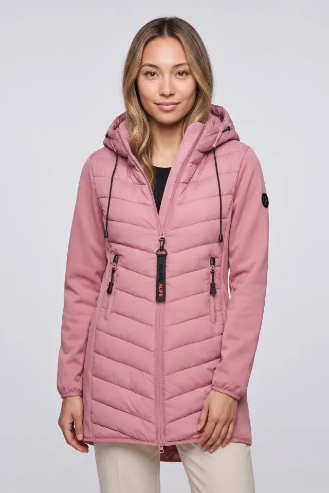 Alife & Kickin YlvaAK A Jacke rot lang Hybrid Damen