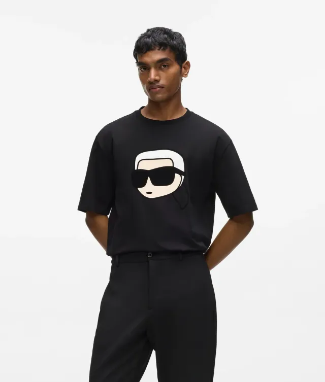 Karl Lagerfeld Ikon Karl T-Shirt Bio-Baumwolle