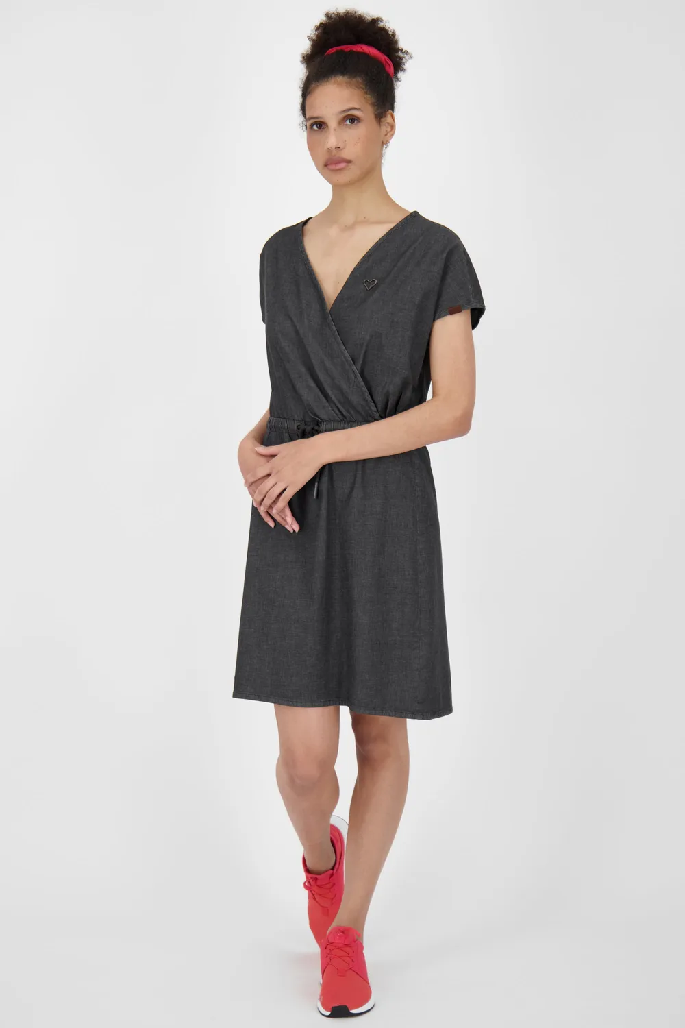 Alife & Kickin OrnellaAK DNM Kleid Schwarz Denim