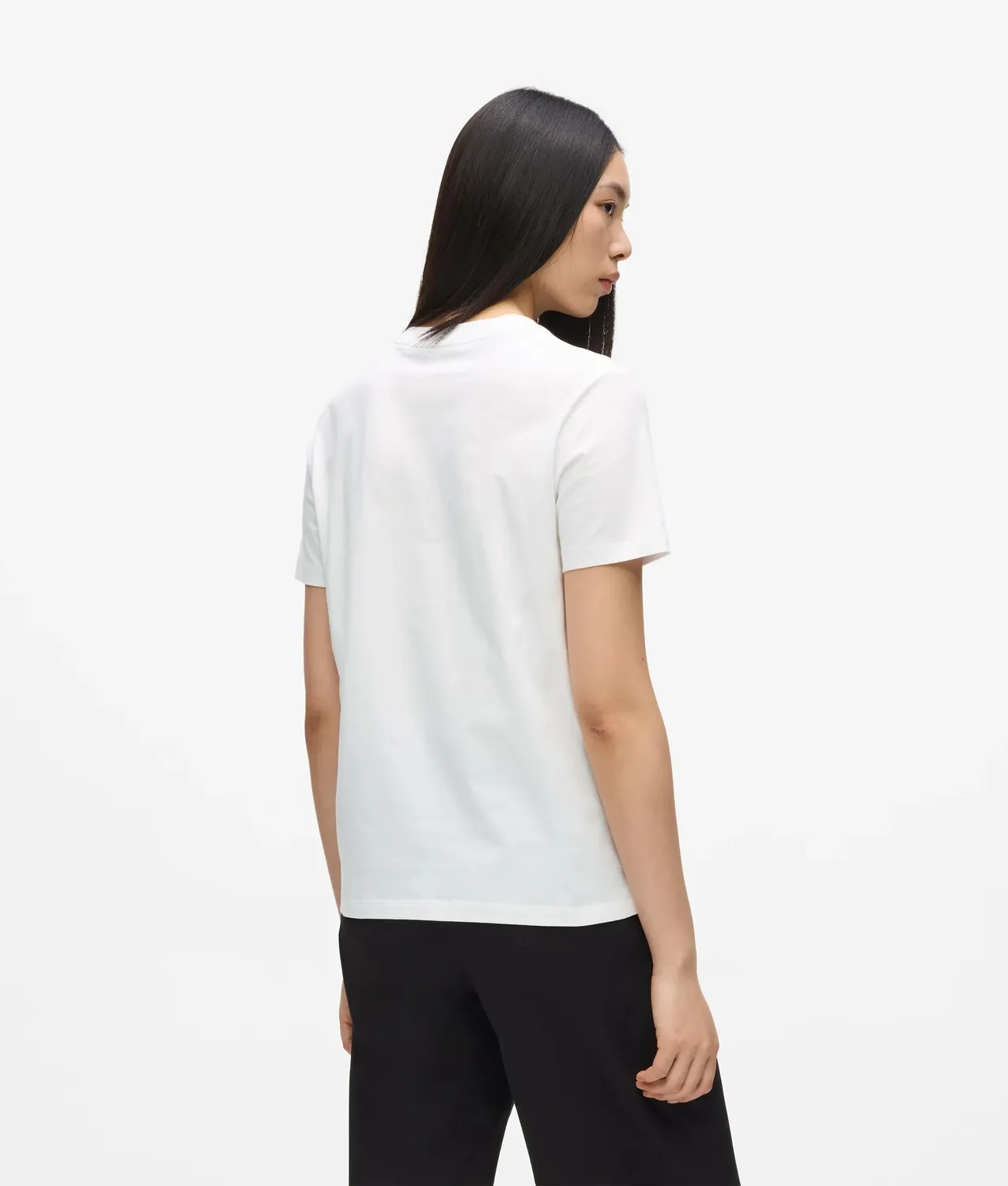 Karl Lagerfeld Signature T-Shirt Bio-Baumwolle regular