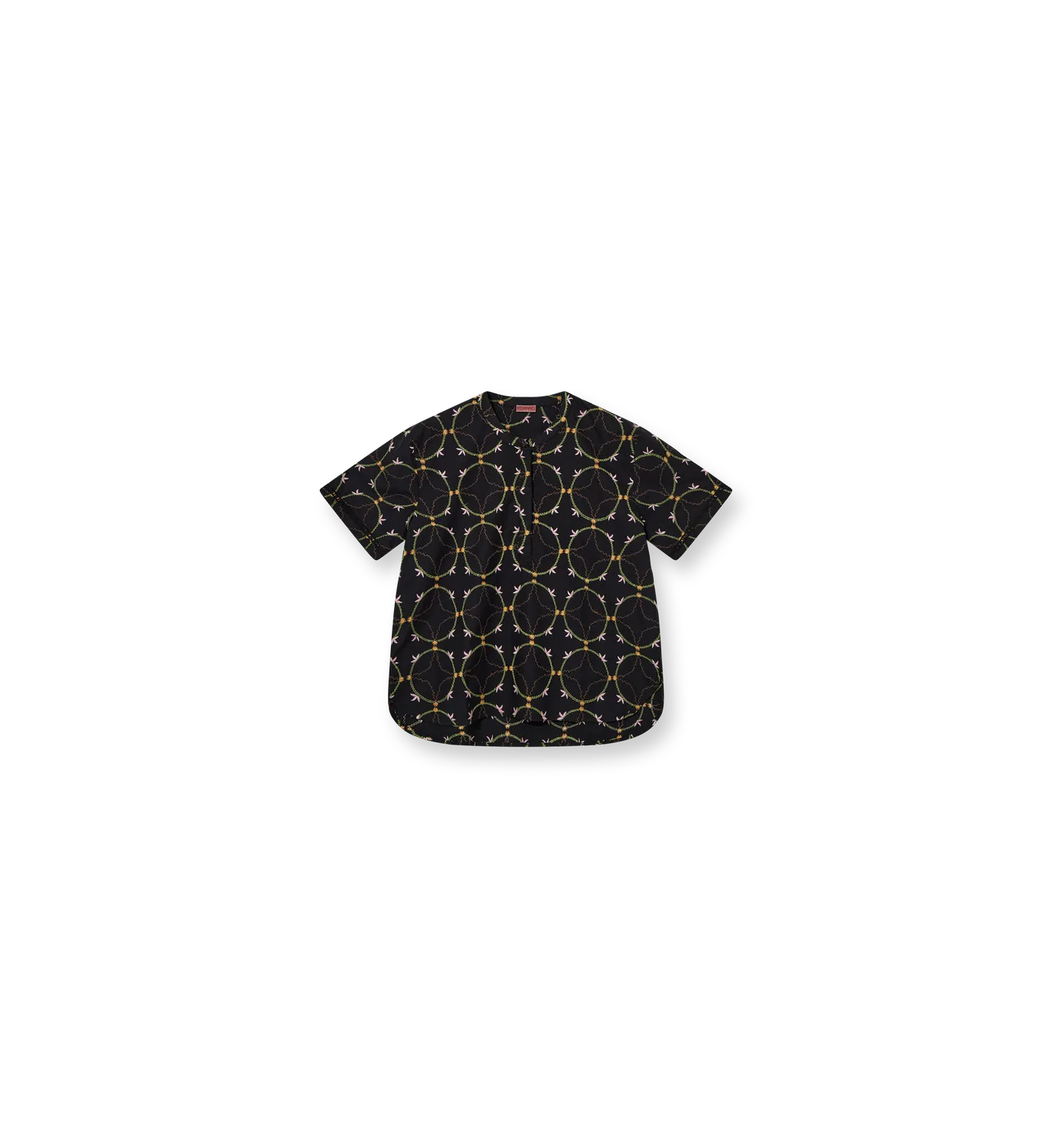 Mos Mosh MMHBright Sensi Bluse Blau Stickerei