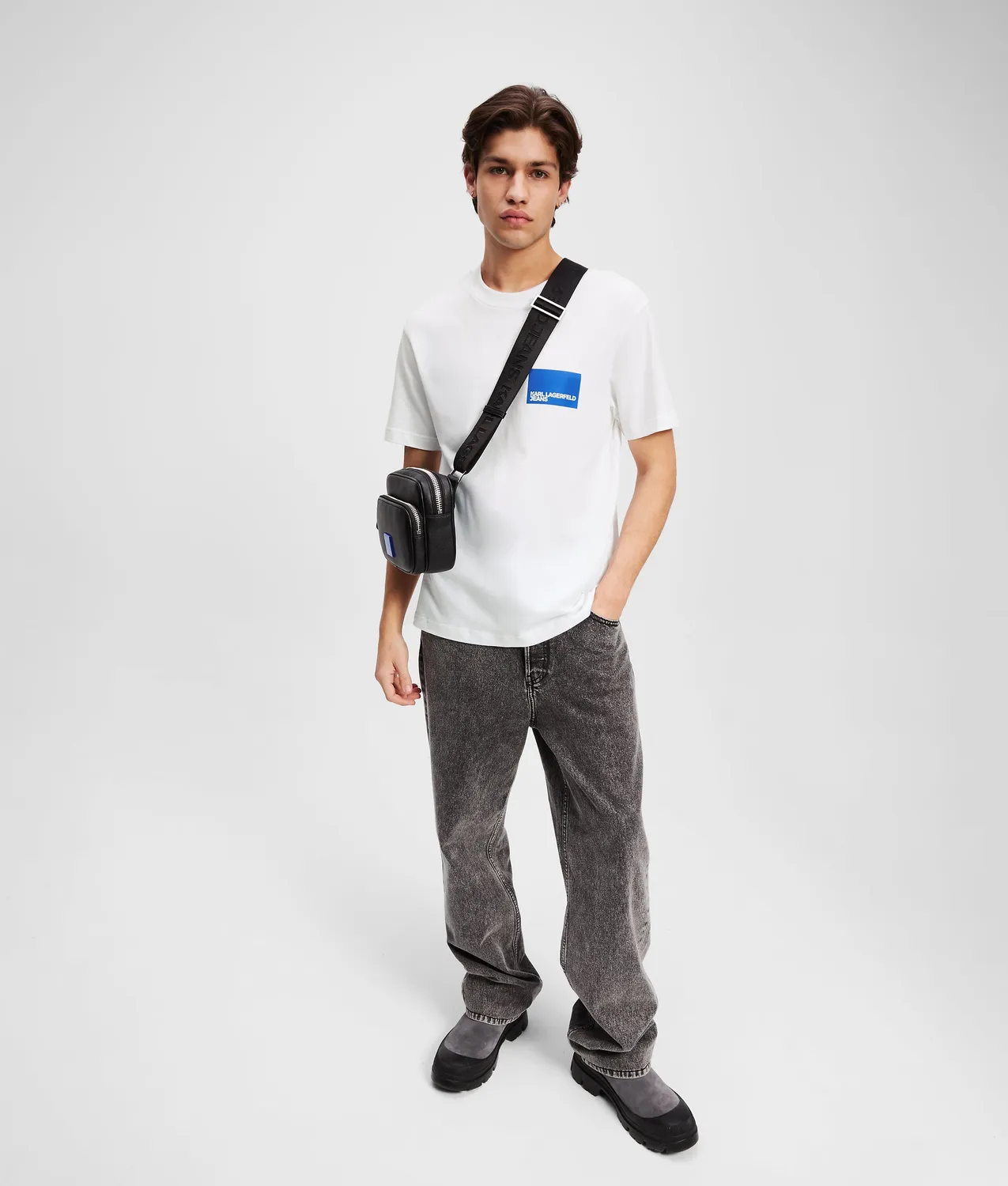 Karl Lagerfeld Box Logo T-Shirt Herren Baumwolle