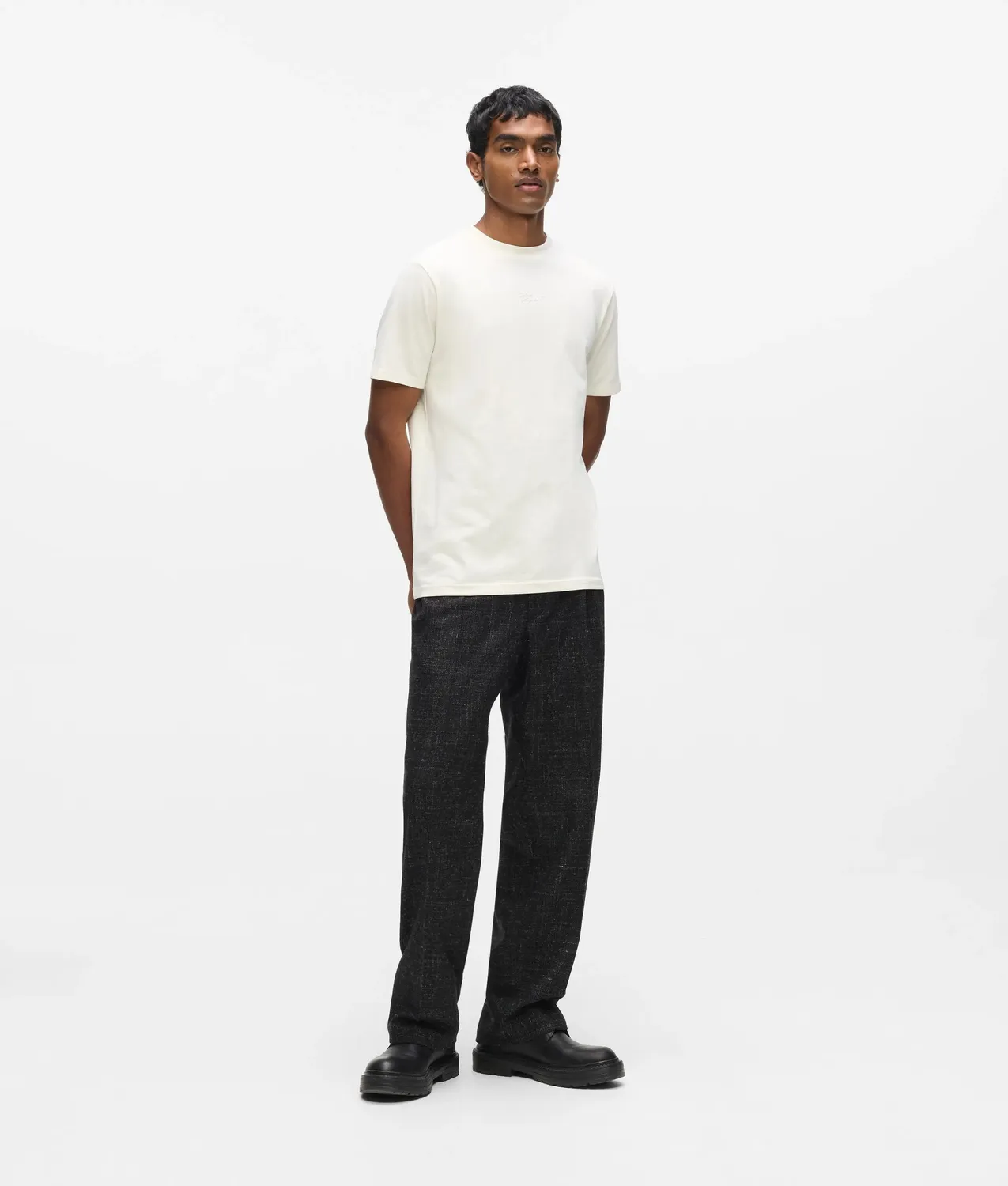Karl Lagerfeld Crew Neck T-Shirt 3D Logo Herren