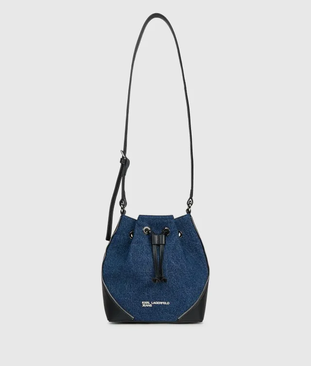 Karl Lagerfeld Jeans Rebel Beuteltasche Denim Einheitsgröße