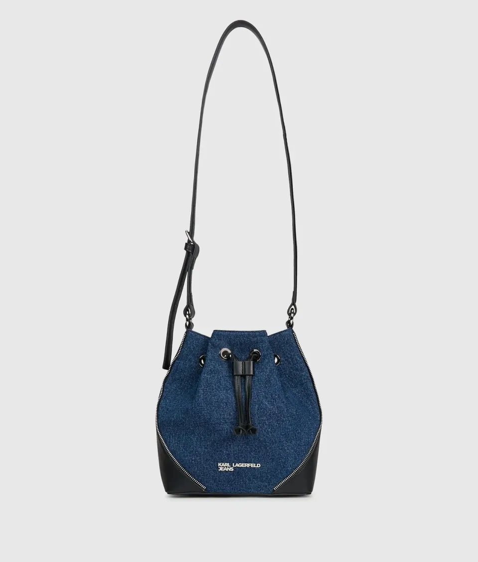 Karl Lagerfeld Jeans Rebel Beuteltasche Denim Einheitsgröße