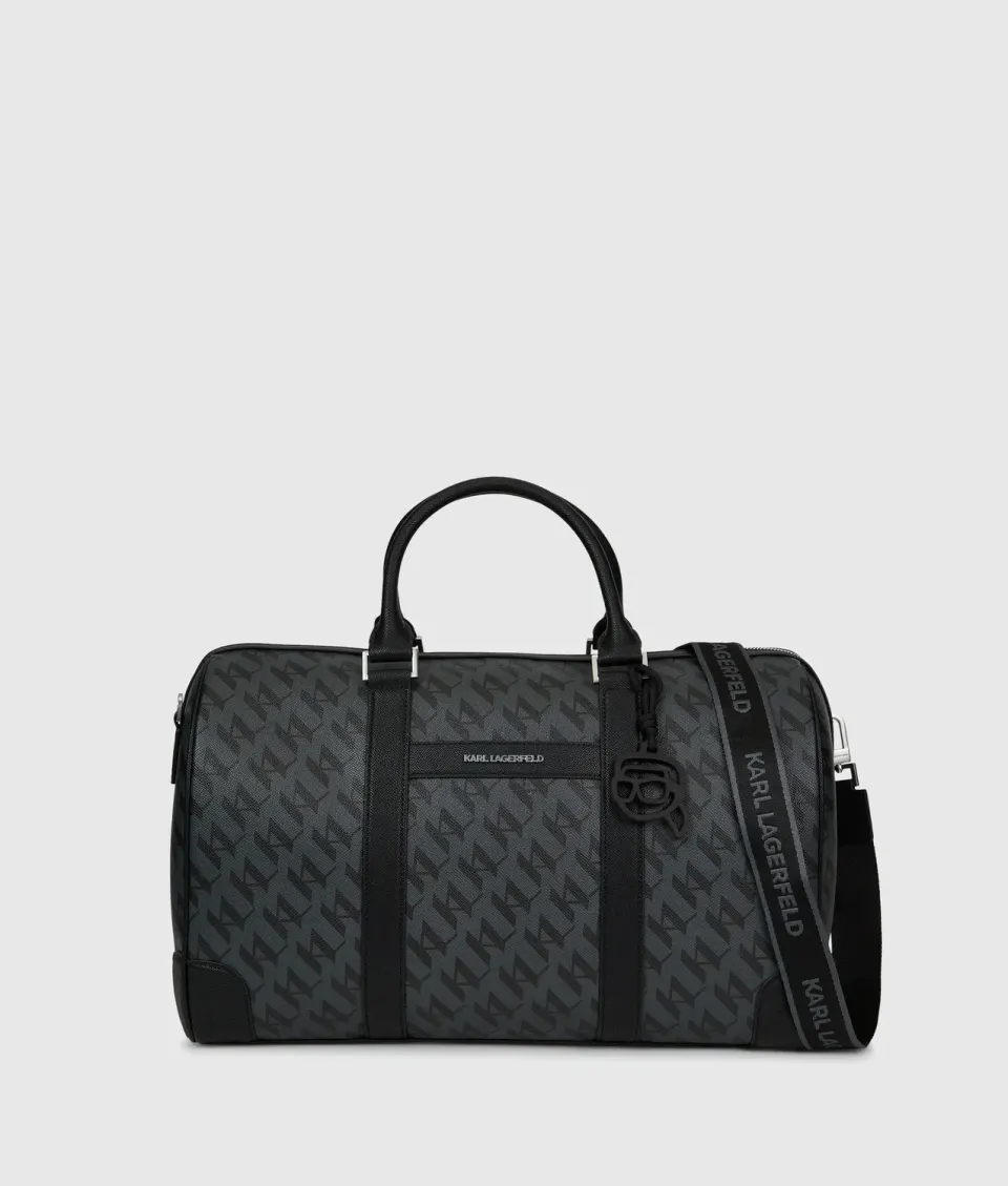 Karl Lagerfeld Ikon Monogram Weekender Tasche Herren