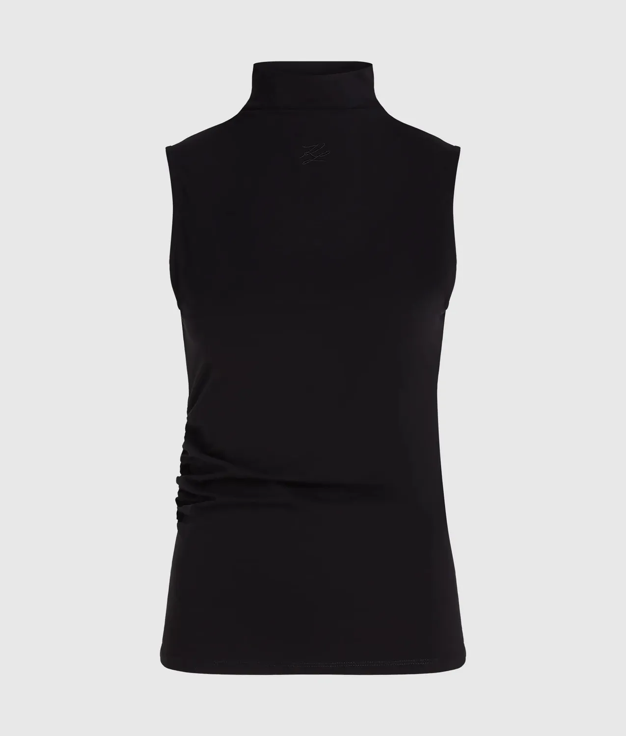 Karl Lagerfeld Mock-Neck Tank Top S Rüschen