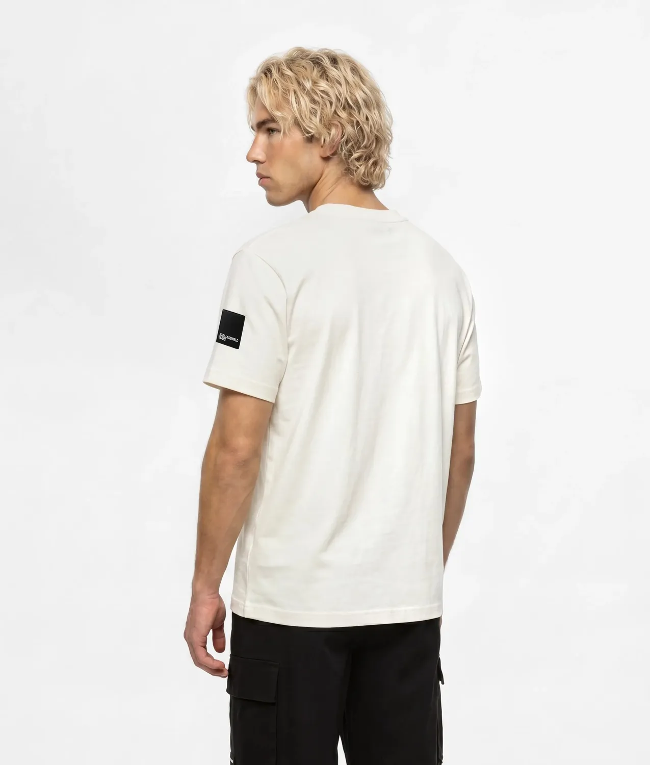 Karl Lagerfeld Jeans Patch Logo T-Shirt Baumwolle
