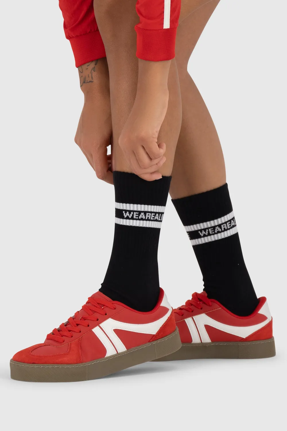 Alife & Kickin HenjaAK Crew Cush Socks Schwarz 9er Pack