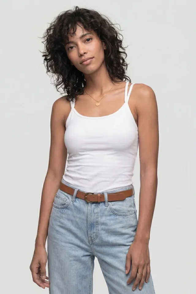 Alife & Kickin GissyAK A Top Weiß Damen Baumwolle