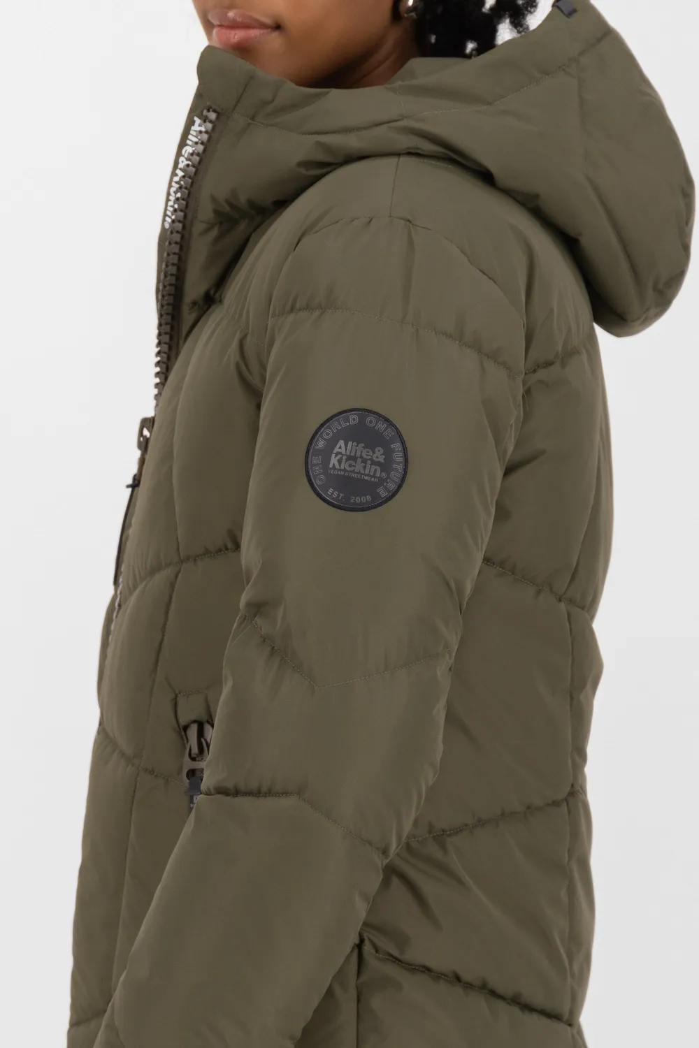 Alife & Kickin KasandraAK A Steppjacke Dunkelgrün Damen