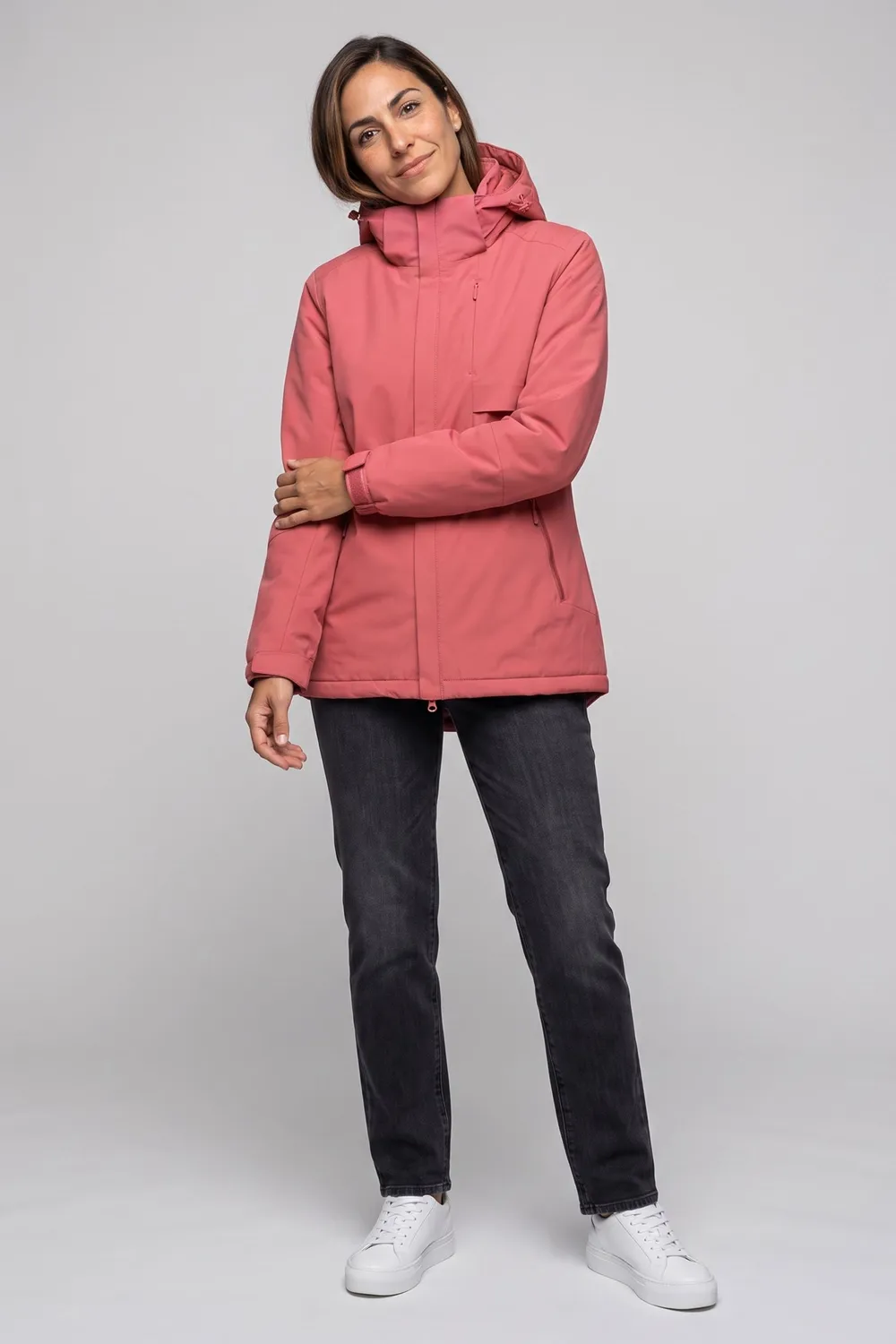Alife & Kickin ThoraAK A Jacke peanut red wattiert