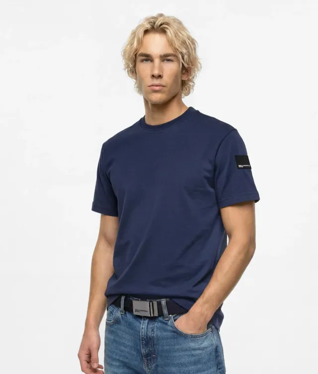 Karl Lagerfeld KL Jeans Patch Logo T-Shirt Baumwolle