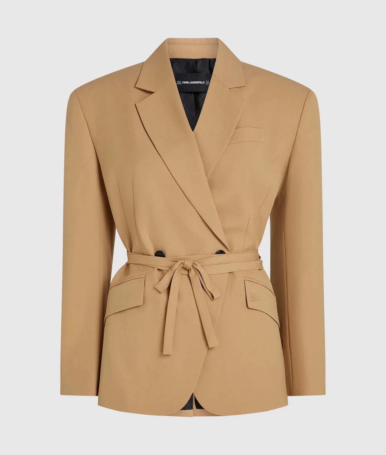 Karl Lagerfeld Tie Waist Blazer Gr. 4 doppelreihig