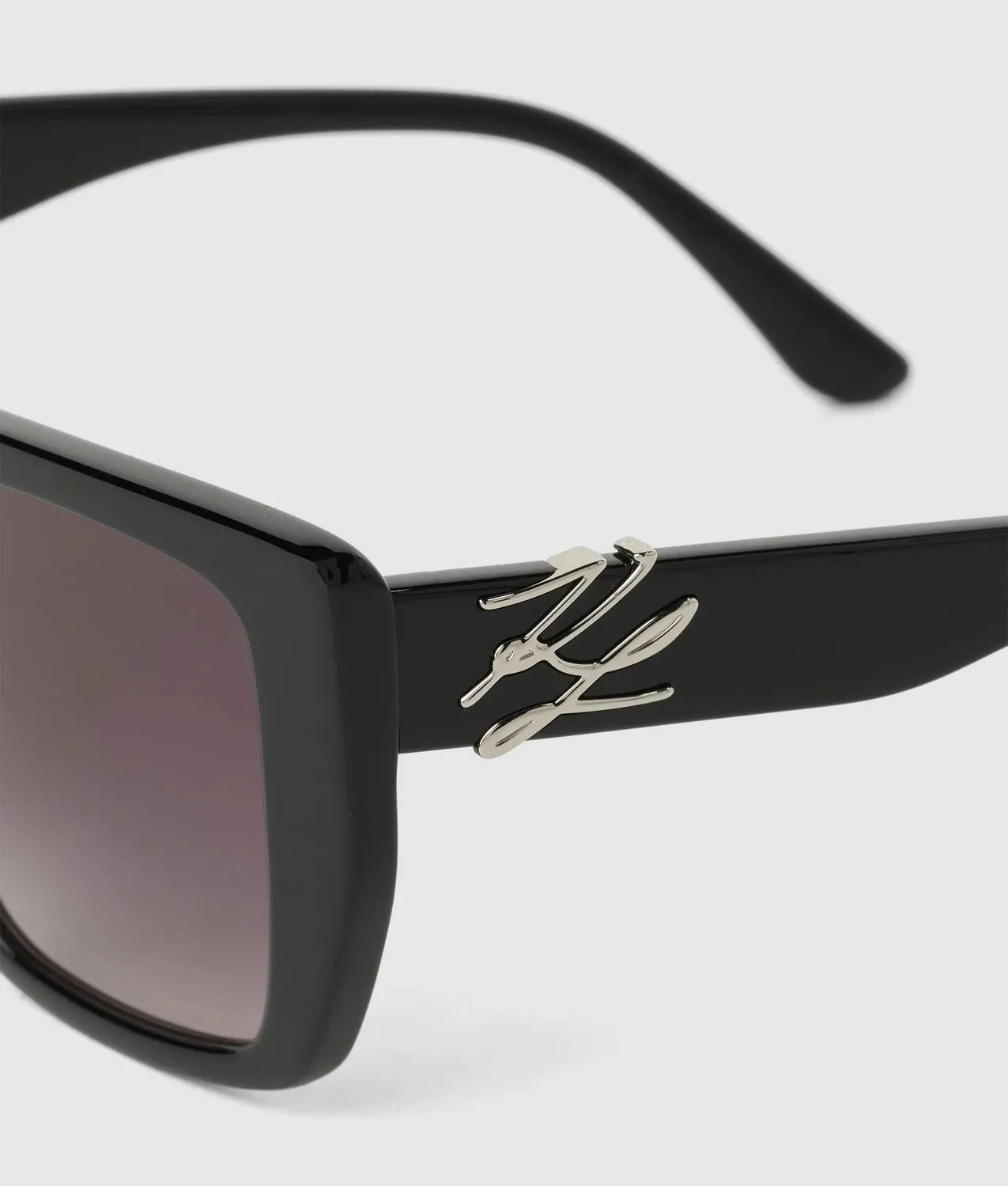 Karl Lagerfeld Autograph Chunky Sonnenbrille Rechteckig