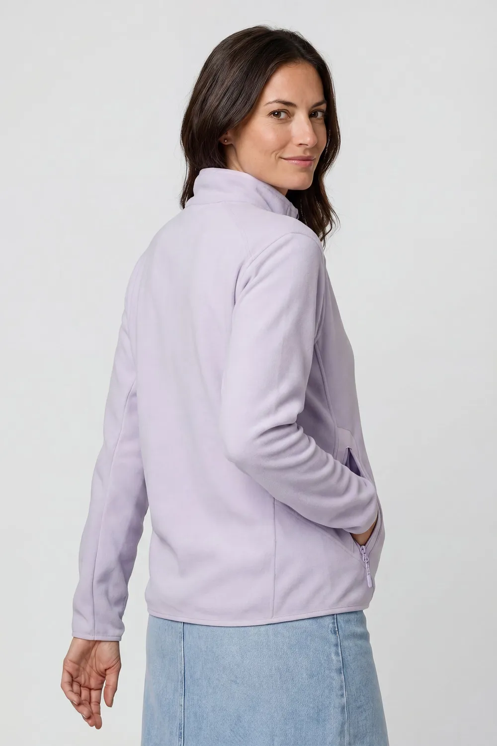 Alife & Kickin SagaAK F Fleece Sweatjacke Violett Damen