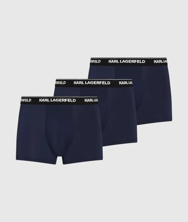 Karl Lagerfeld Logo Micro Trunks 3er-Pack Low-Rise Baumwolle