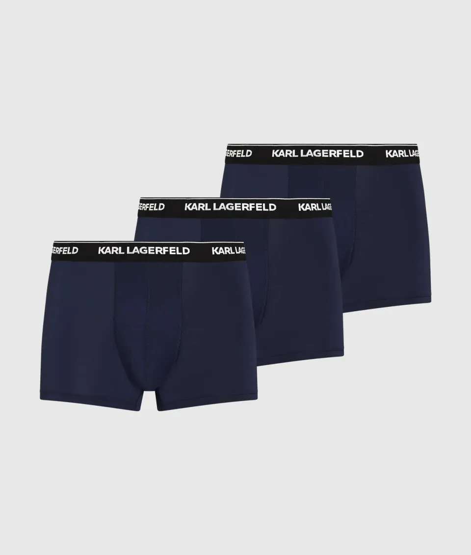 Karl Lagerfeld Logo Micro Trunks 3er-Pack Low-Rise Baumwolle