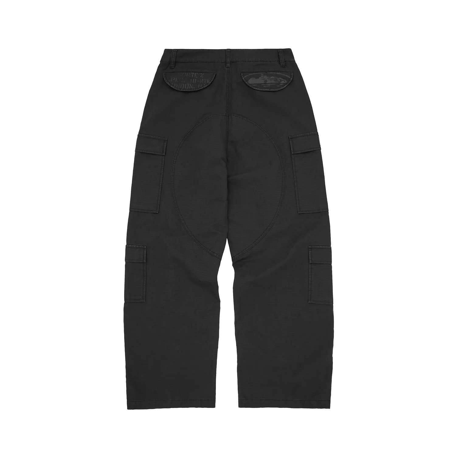 Corteiz Guerillaz Cargo Hose Schwarz Ripstop Relaxed