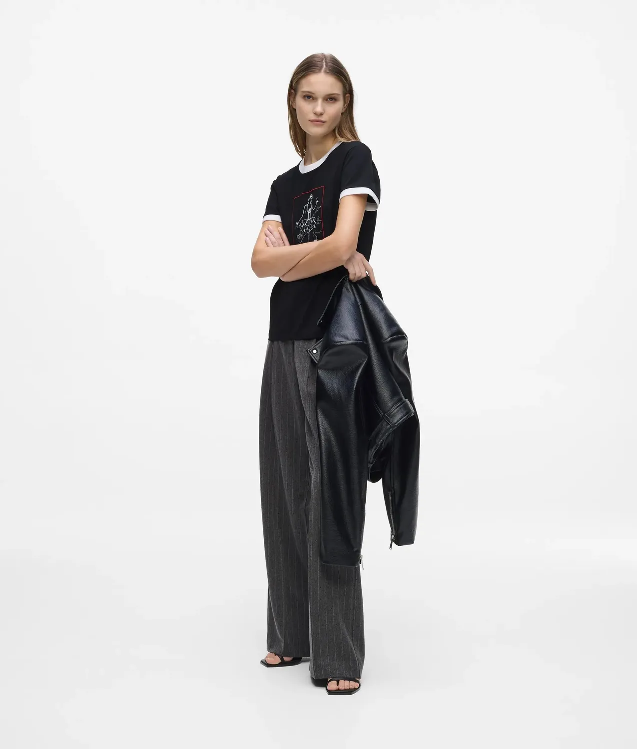 Karl Lagerfeld Le Ballet T-Shirt slim Damen