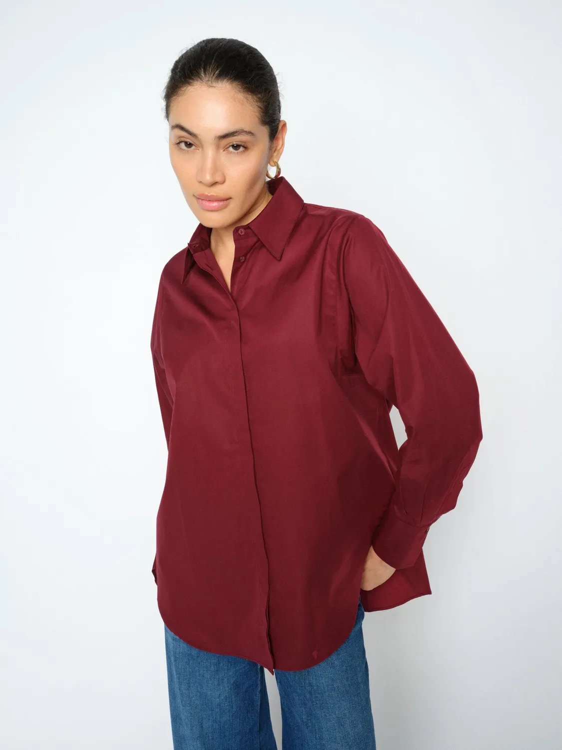 Mos Mosh MMEnola Cotton Shirt Hemd Weiß Bio-Baumwolle