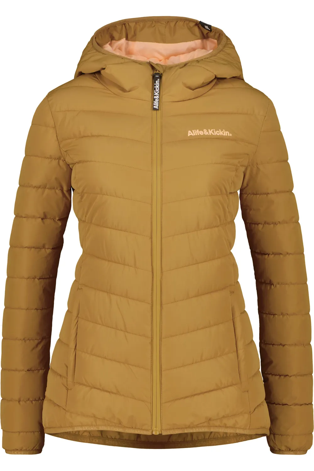 Alife & Kickin RabeaAK A Damen Steppjacke Camel wattiert