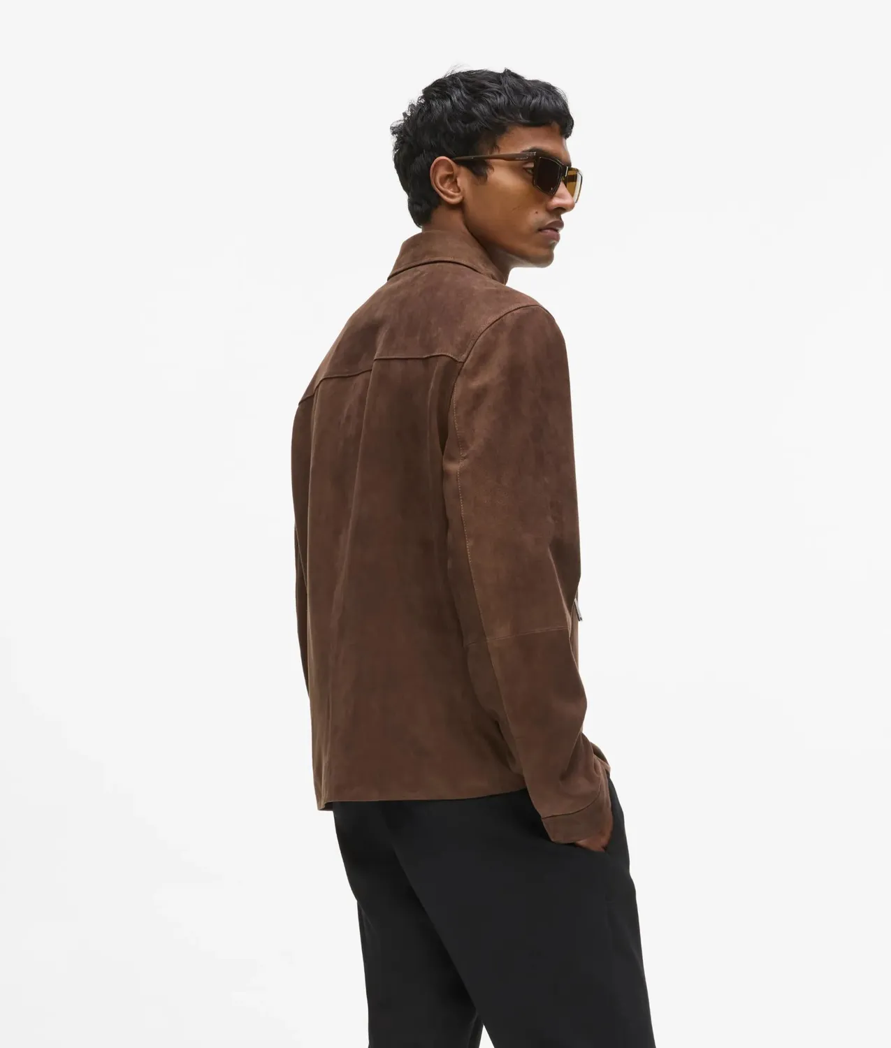 Karl Lagerfeld Exclusive Wildlederjacke Reiverschluss