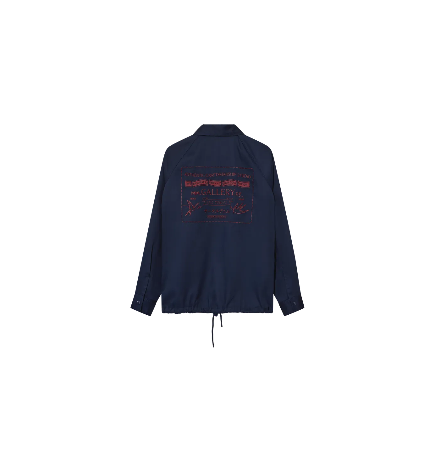 Mos Mosh MMGStudio Coach Jacket Indigo Blau Regular