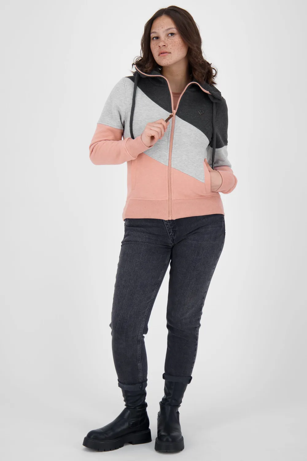 Alife & Kickin SteffiAK A Sweatjacke rosa Damen