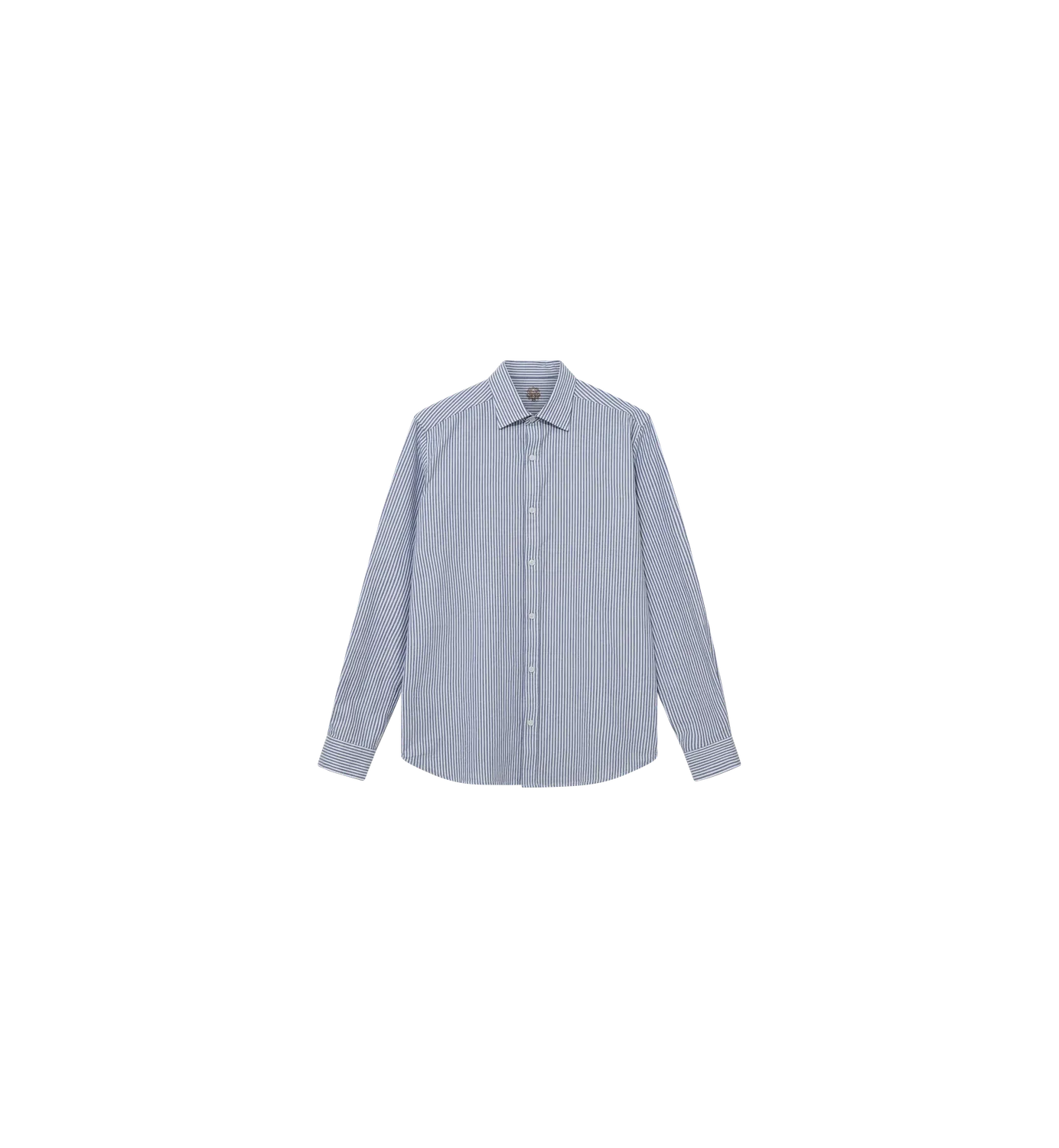 Mos Mosh Marco Oxford Stripe Hemd Hellblau Regular Herren