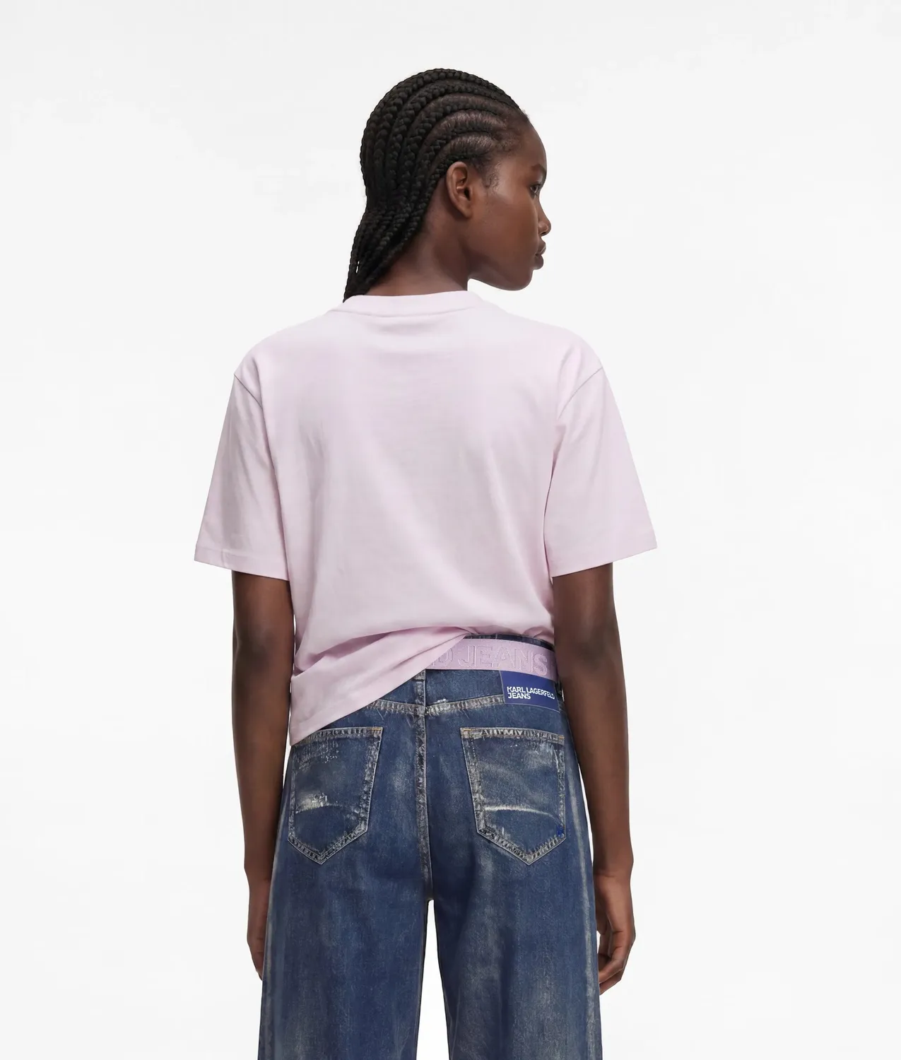 Karl Lagerfeld KL Jeans Logo T-Shirt Bio-Baumwolle