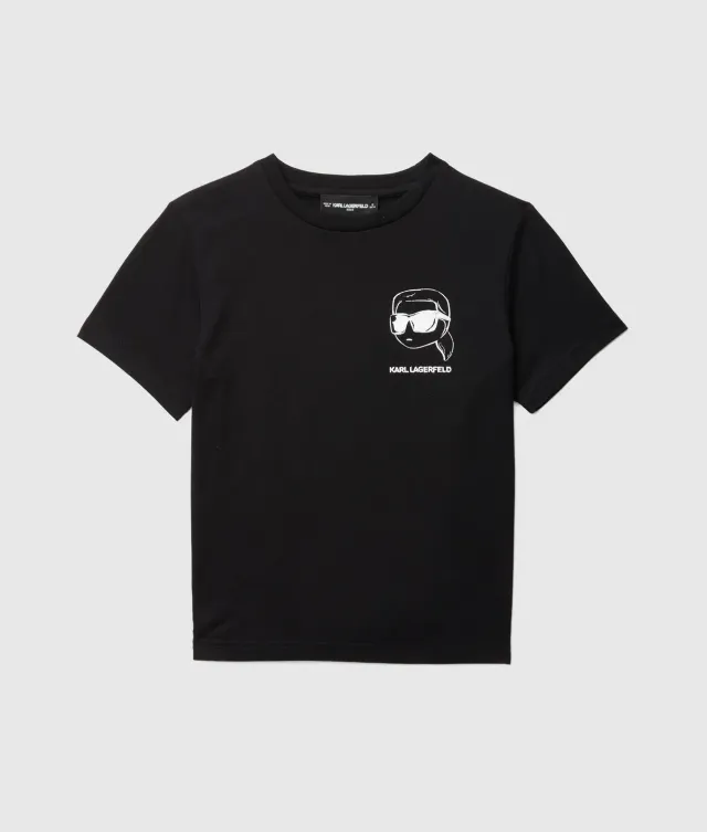 Karl Lagerfeld Boys Ikon Outline T-Shirt Kinder Gr. 2Y-16Y