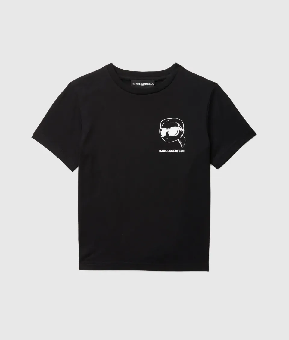 Karl Lagerfeld Boys Ikon Outline T-Shirt Kinder Gr. 2Y-16Y