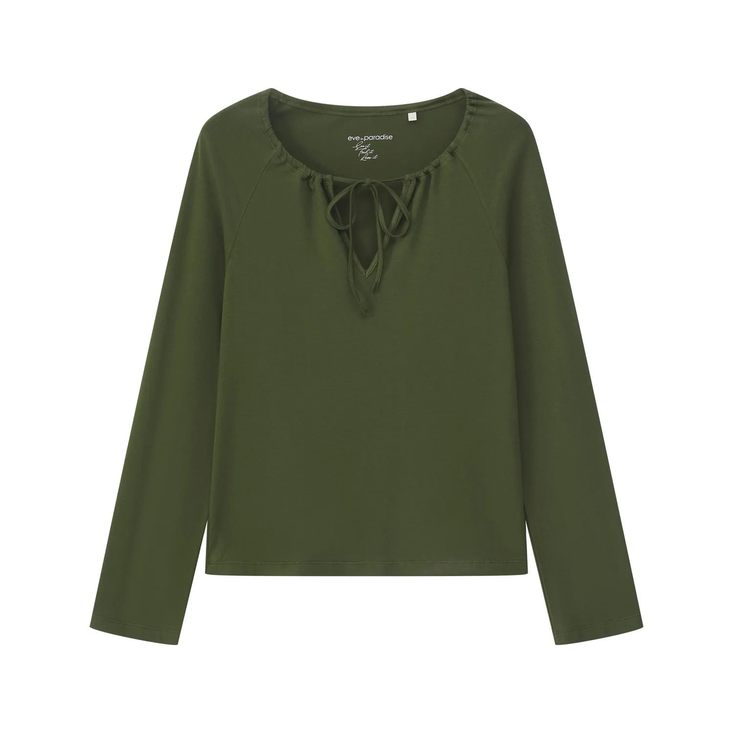 Senatex Longsleeve Bindeband Shirt Forest Viskose