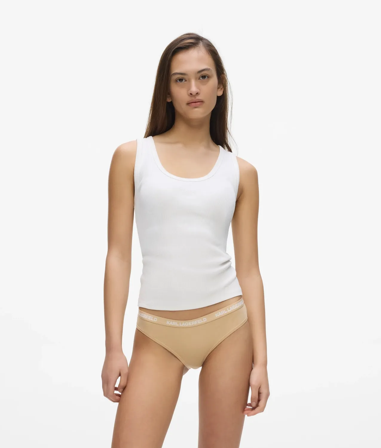 Karl Lagerfeld Logo Slip Damen 3er Pack Baumwolle