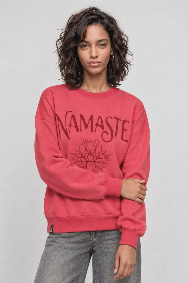 Alife & Kickin ElsaAK P Sweatshirt namaste pink Crewneck