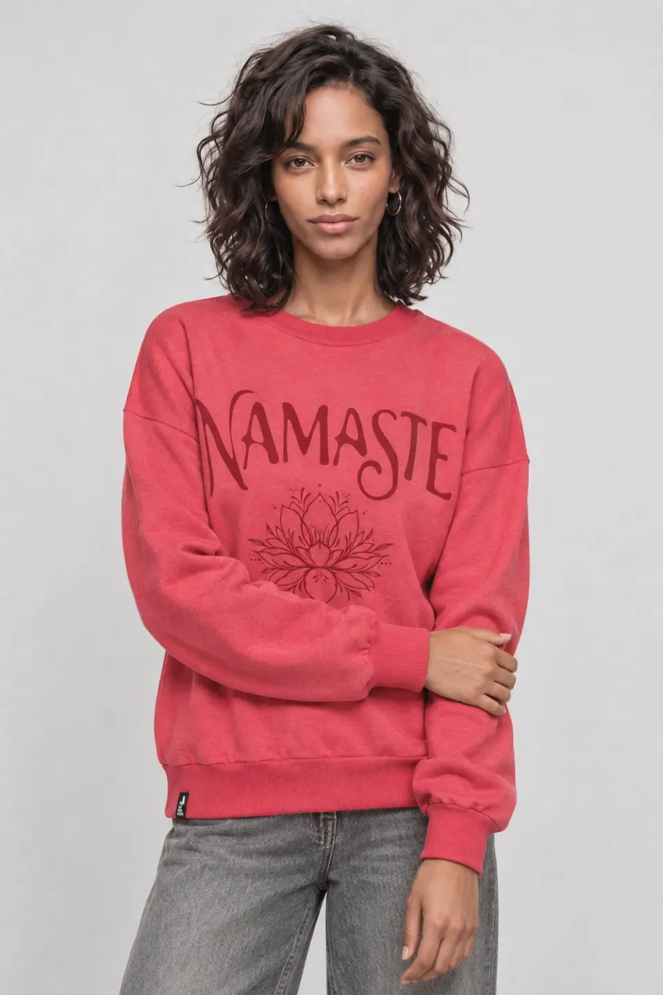 Alife & Kickin ElsaAK P Sweatshirt namaste pink Crewneck