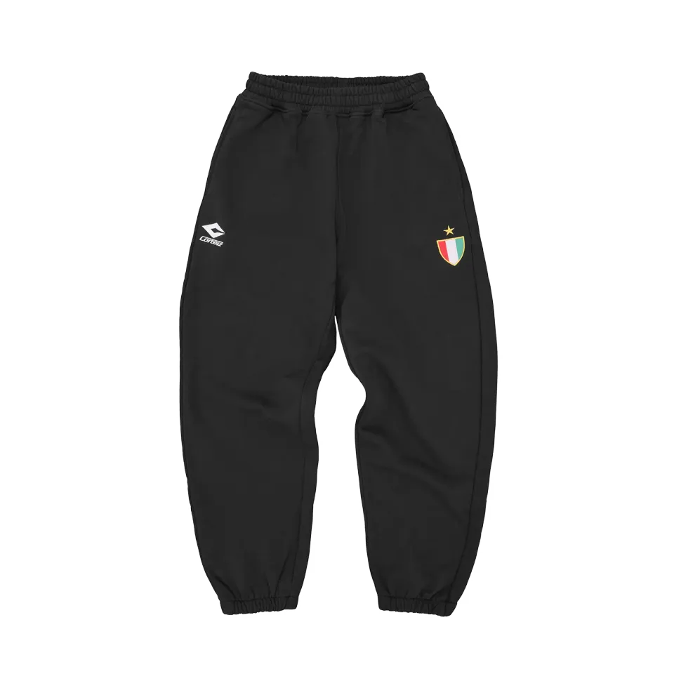 Corteiz Ghini Sweatpants Schwarz Baumwolle