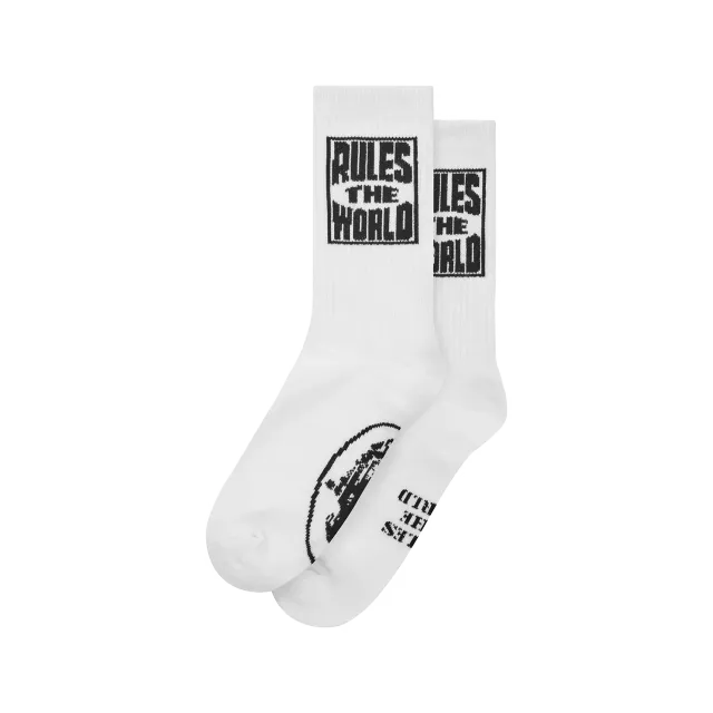 Corteiz RTW Socken Weiß Baumwolle Gr. 6-12