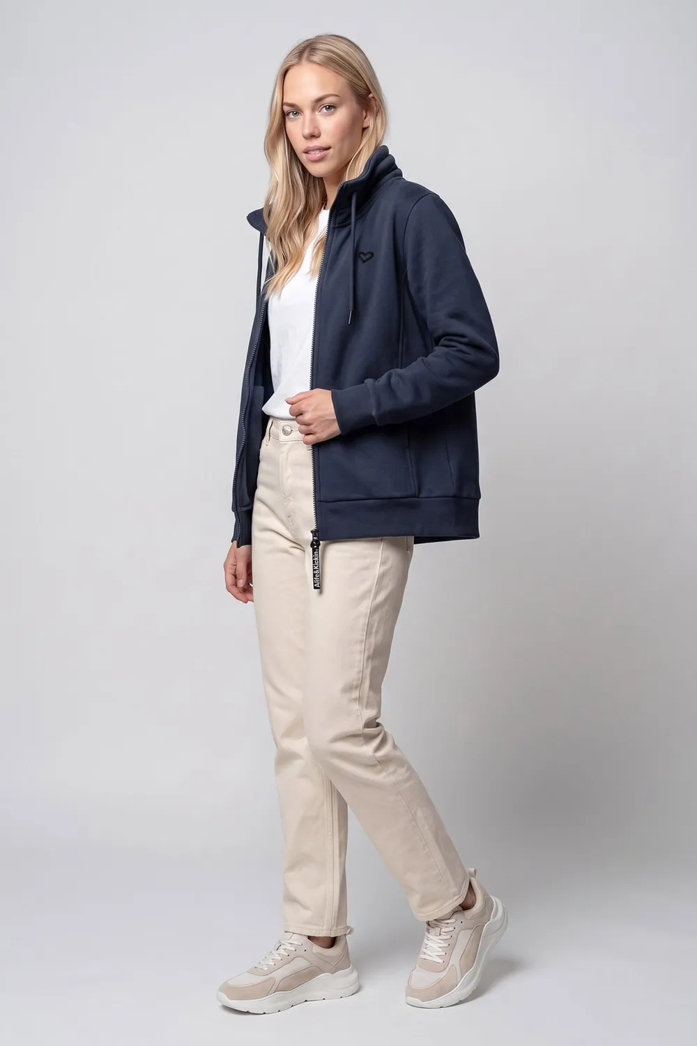 Alife & Kickin LisbethAK A Sweatjacke Dunkelblau Damen