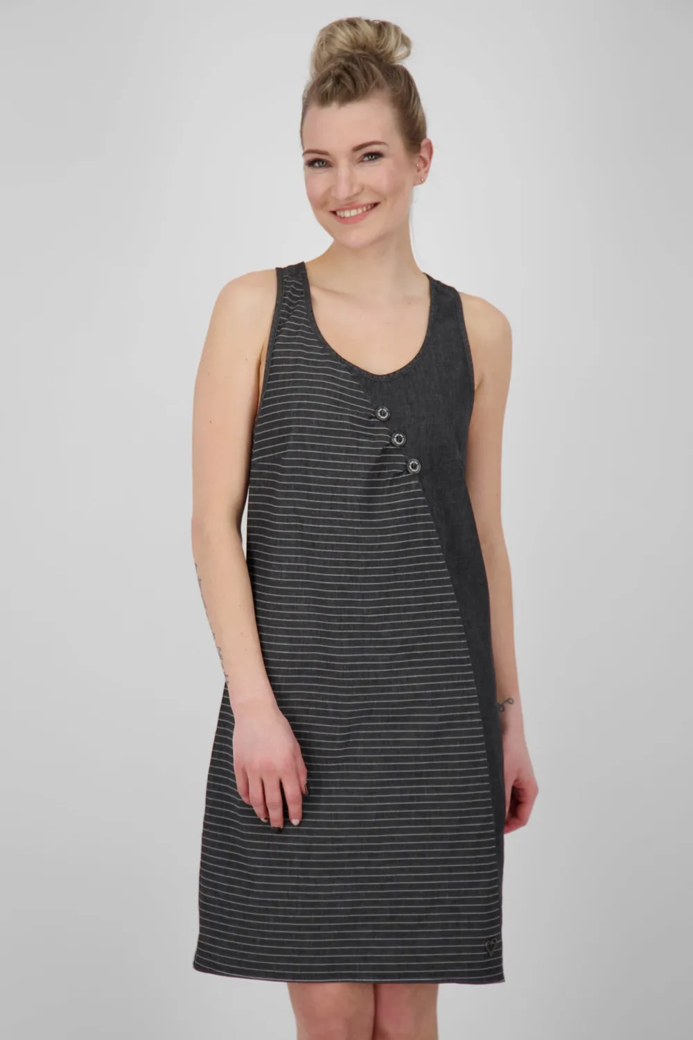 Alife & Kickin CameronAK DNM B Kleid Schwarz Denim