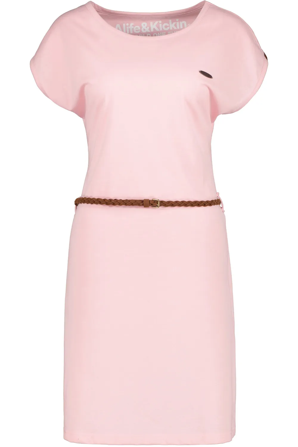 Alife & Kickin ElliAK A Kleid rosa Jersey kurz Damen