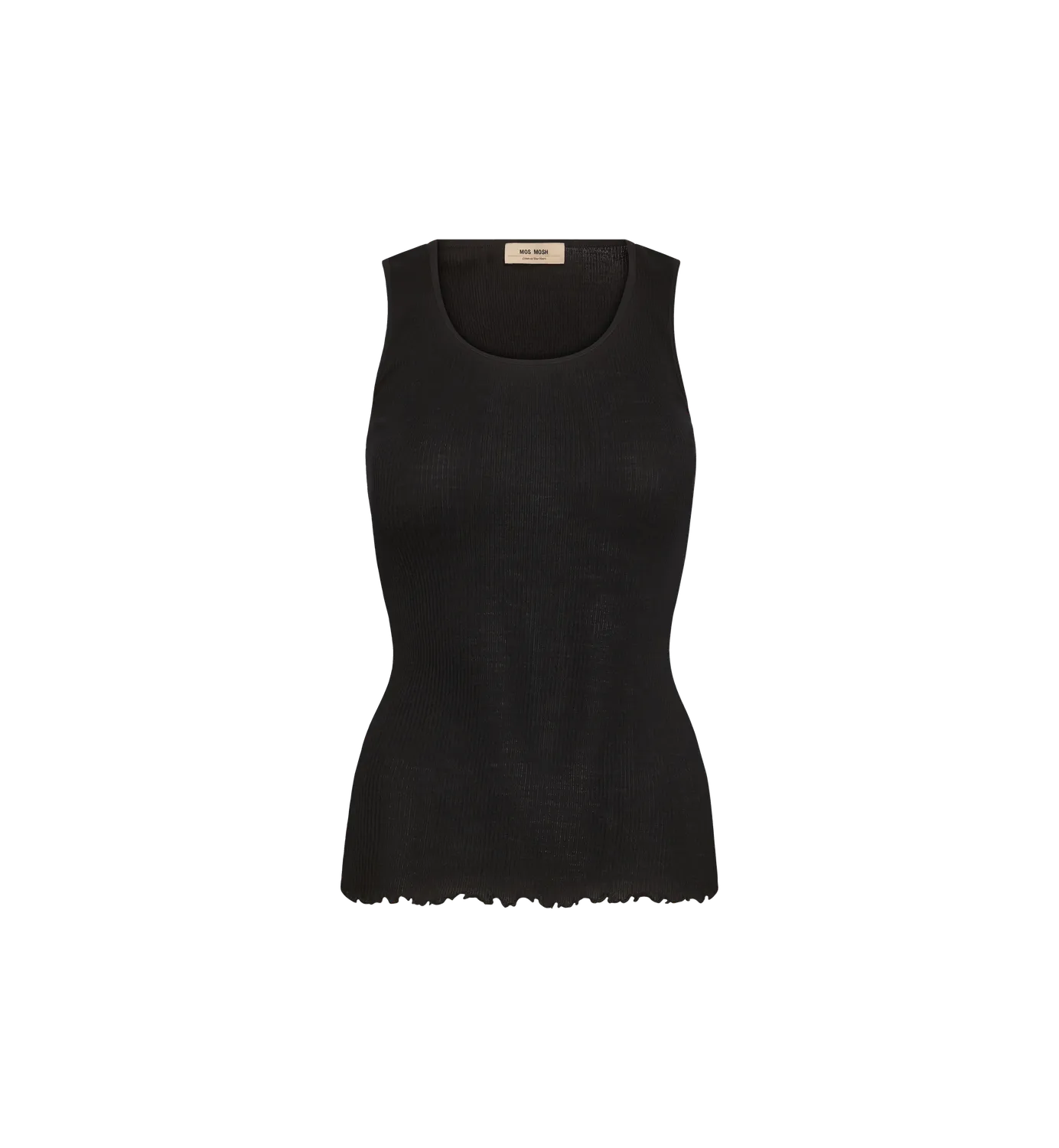 Mos Mosh MMElaine Seamless Silk Top Ecru S/M Seide