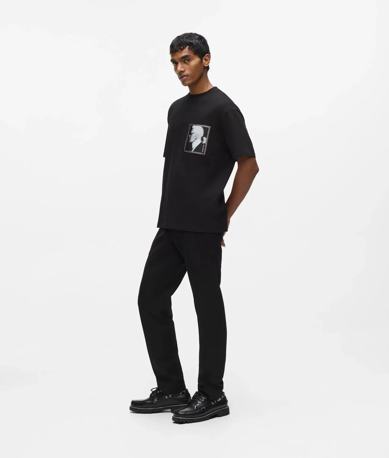 Karl Lagerfeld Portrait T-Shirt Relaxed-Fit XS-XXL