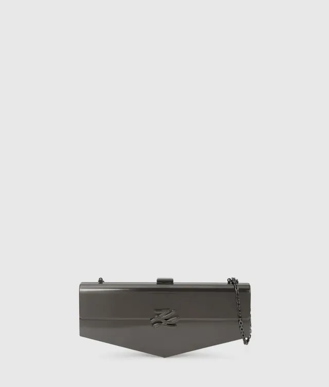 Karl Lagerfeld KL Studio Autograph Clutch Tasche One Size Glanz