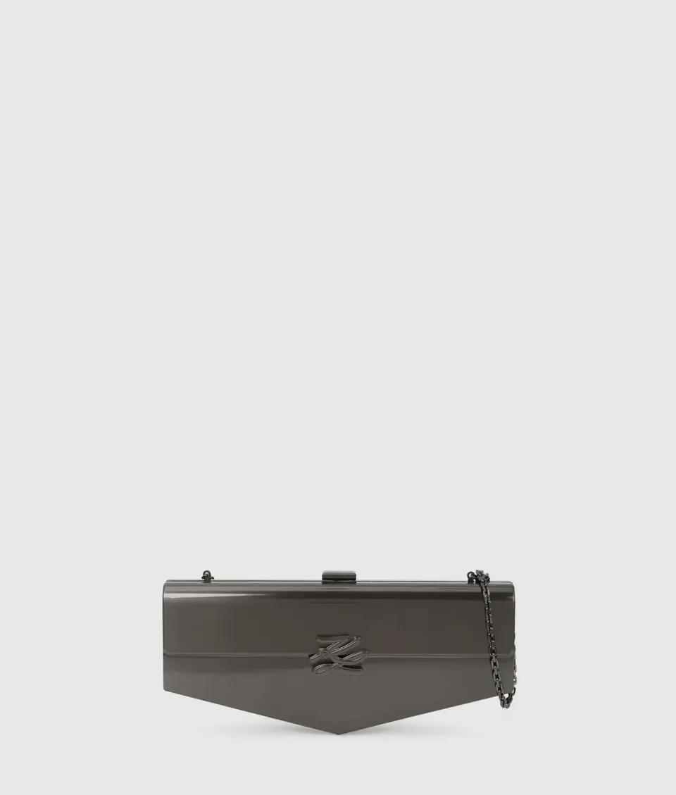 Karl Lagerfeld KL Studio Autograph Clutch Tasche One Size Glanz