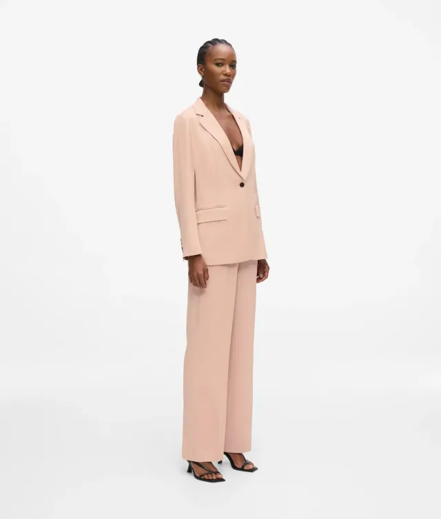 Karl Lagerfeld Satin-Blend Pants Viskose-Satin Crepe Gr 0-10
