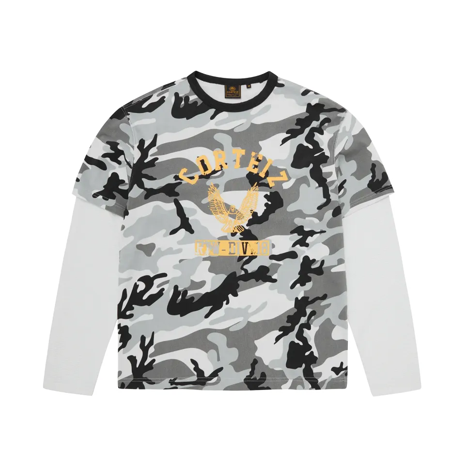 Corteiz Eagle Hybrid Thermal Longsleeve Arctic