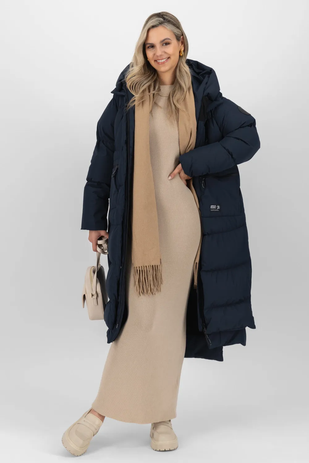 Alife & Kickin RihannaAK A Puffer Coat Dunkelblau Damen