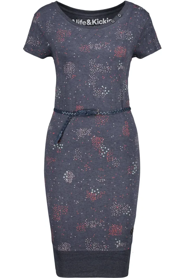 Alife & Kickin ColetteAK B Kleid dunkelblau gemustert
